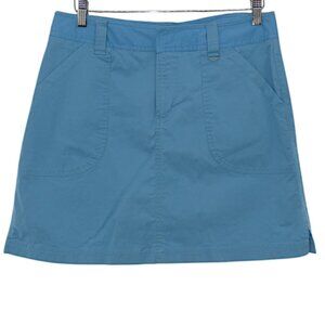 Chaus Blue Stretch Cotton Women's Skort Sz 12  Coastal Classic Golf Resortcore